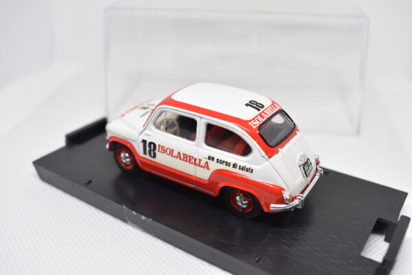 Modellino auto commerciale scala 1:43 Fiat 600 D Brumm diecast modellismo da collezione - Image 4