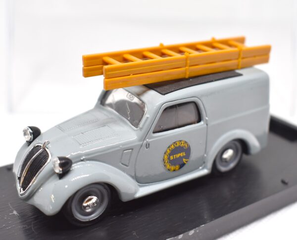 Modellino auto commerciale scala 1:43 Fiat 500 B Furgone Stipel Brumm diecast modellismo da collezione