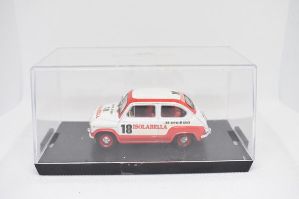 Modellino auto commerciale scala 1:43 Fiat 600 D Brumm diecast modellismo da collezione - Image 6