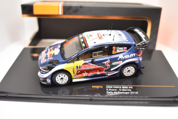 Modellino auto scala 1:43 Ford Fiesta WRC IXO diecast modellismo da collezione - Image 3