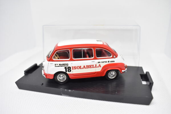 Modellino auto commerciale scala 1:43 Fiat 600 Multipla Isolabella Brumm diecast modellismo da collezione - Image 3