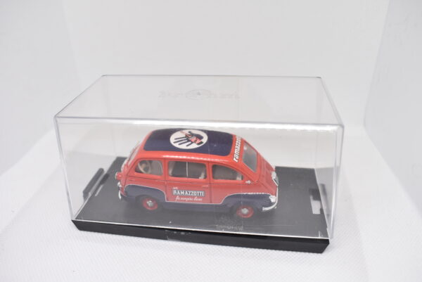 Modellino auto commerciale scala 1:43 Fiat 600 Multipla Ramazzotti Brumm diecast modellismo da collezione - Image 4