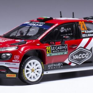 Modellino auto scala 1:43 Ixo CITROEN C3 RALLY MONTE CARLO 2024