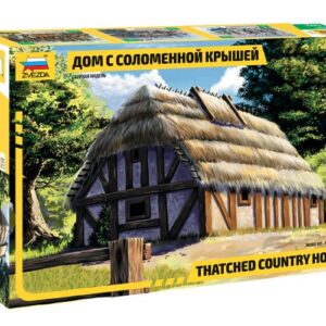 Modellino diorami kit di montaggio Zvezda CASA MEDIEVALE scala 1:72 modellismo