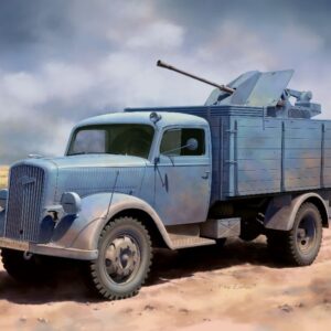 Modellino carri armati TANK model kit di montaggio Dragon  GERMAN 3t 4x2 CARGO TRUCK W2 cm FLAK 38 (2 IN 1) KIT 1:35