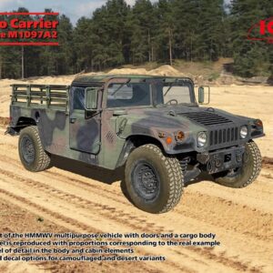 Modellino carri armati TANK model kit di montaggio ICM  HUMVEE M1097A2 CARGO CARRIER KIT 1:35