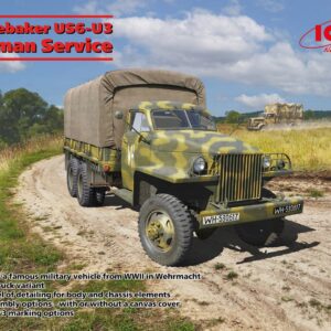 Modellino carri armati TANK model kit di montaggio ICM  STUDEBAKER US6-U3 IN GERMAN SERVICE KIT 1:35
