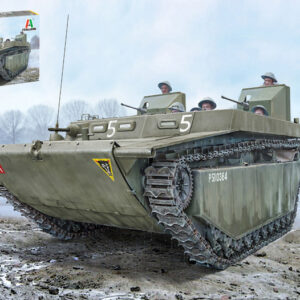 Modellino carri armati TANK model kit di montaggio Italeri LVT-4 WATER BUFFALO (ETO) KIT 1:35
