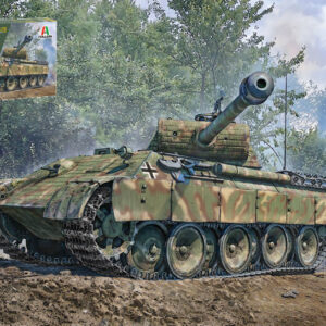 Modellino carri armati TANK model kit di montaggio Italeri Pz.Kpfw. V PANTHER AUSF.A KIT 1:72