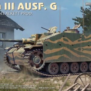 Modellino carri armati TANK model kit di montaggio Miniart  STUG III AUSF.G MAY-JUNE 1943 ALKETT PROD.KIT 1:35
