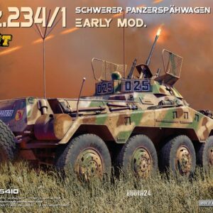 Modellino carri armati TANK model kit di montaggio Miniart  Sd.Kfz.2341 SCHWERER PANZERSPAHWAGEN (2cm) EARLY MOD.INTERIOR KIT 1:35
