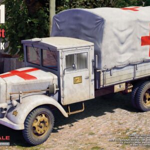 Modellino model kit di montaggio L701 GERMAN 3t CARGO TRUCK RED CROSS KIT 1:35