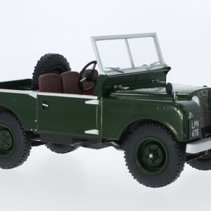 Modellino auto scala 1:18 LAND ROVER SEIRES I 1957 GREEN diecast modellismo statico