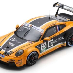 Modellino auto scala 1:43 PORSCHE 911 GT3 CUP CARRERA ITALIA CHAMPION 2023 VOORDE racing modellismo statico