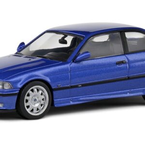Modellino auto scala 1:43 BMW 3 SERIES M3 E36 COUPE 1999 BLUE diecast modellismo statico