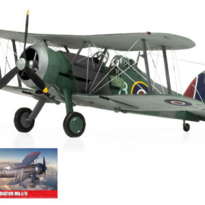 Modellino aerei da costruire model kit di montaggio Airfix  GLOSTER GLADIATOR Mk I Mk II KIT 1:72
