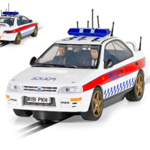 Modellino auto slot car Scalextric  SUBARU IMPREZA WRX POLICE EDITION SLOT 1:32