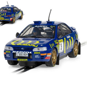 Modellino auto slot car Scalextric  SUBARU IMPREZA WRX 1995 CARLOS SAINZ SLOT 1:32