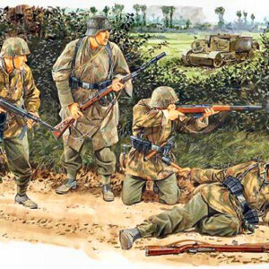 Modellino soldati model kit diorami Dragon  KAMPFGRUPPE VON LUCH  44 KIT 1:35