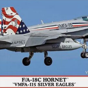 Modellino aerei da costruire model kit di montaggio Hasegawa FA-18C HORNET VMFA-115 SILVER EAGLE KIT 1:72