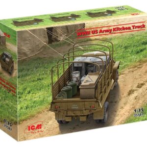 Modellino carri armati TANK model kit di montaggio ICM  WWII US ARMY KITCHEN TRUCK KIT 1:35