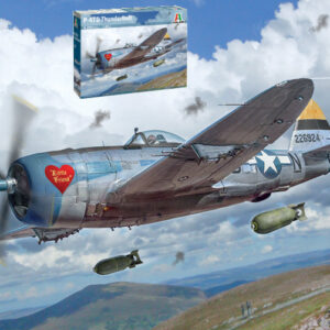 Modellino aerei da costruire model kit di montaggio Italeri  P-47D THUNDERBOLT (E.T.O.) KIT 1:48