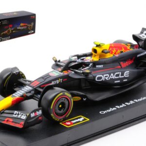 Modellino auto formula 1 F1 scala 1:43 Burago  RED BULL RB20 N.11 F1 2024 SERGIO PEREZ SIGNATURE