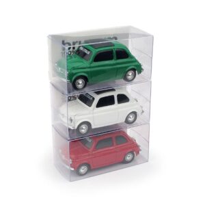 Modellino auto scala 1:43 Brumm set FIAT 500 BANDIERA ITALIANA diecast modellismo