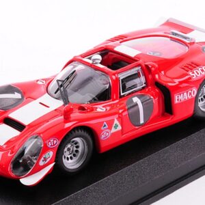 Modellino auto scala 1:43 Best ALFA ROMEO 33.2 6H NOVA LISBOA 1970  racing modellismo
