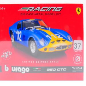 Modellino auto Burago FERRARI 250 GTO KIT di montaggio scala 1:24 modellismo