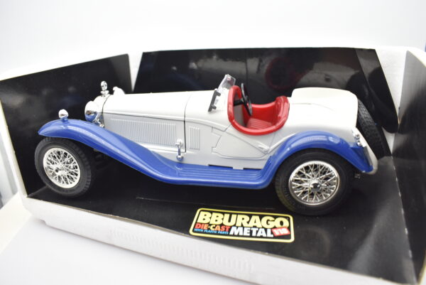 Modellino auto scala 1:18 Alfa Romeo 2300 Spider Burago diecast modellismo da collezione - Image 5
