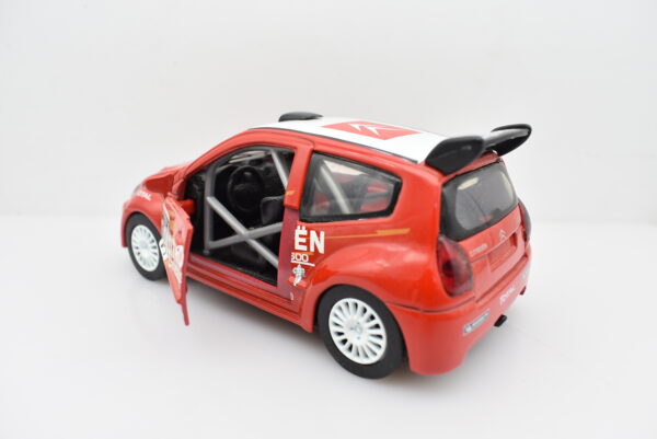 Modellino auto rally scala 1:32 Citroen C2 Sport New Ray diecast modellismo da collezione - Image 4