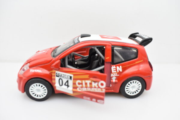 Modellino auto rally scala 1:32 Citroen C2 Sport New Ray diecast modellismo da collezione - Image 2