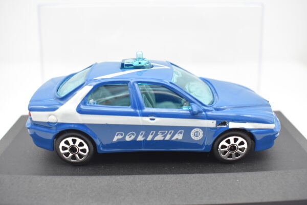 Modellino auto polizia scala 1:43 Alfa Romeo 156 Burago diecast modellismo da collezione - Image 5