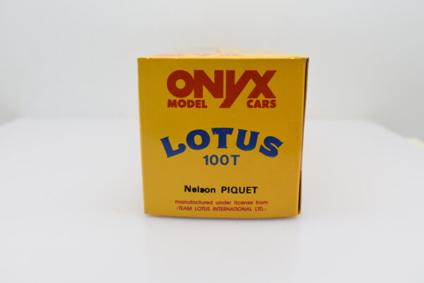 Modellini auto Lotus 100 T Piquet scala 1:43 Formula 1 Onyx diecast da collezione - Image 3