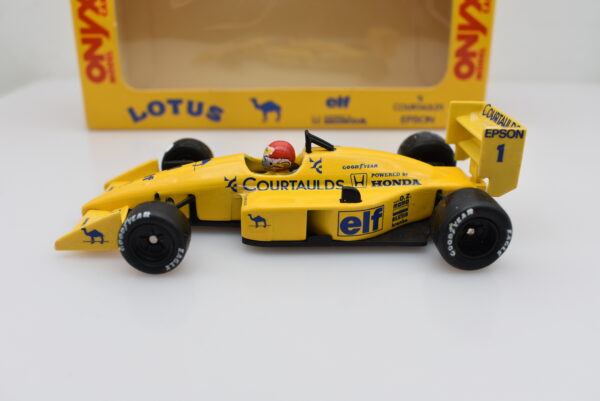 Modellini auto Lotus 100 T Piquet scala 1:43 Formula 1 Onyx diecast da collezione - Image 5