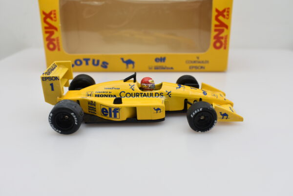 Modellini auto Lotus 100 T Piquet scala 1:43 Formula 1 Onyx diecast da collezione - Image 8