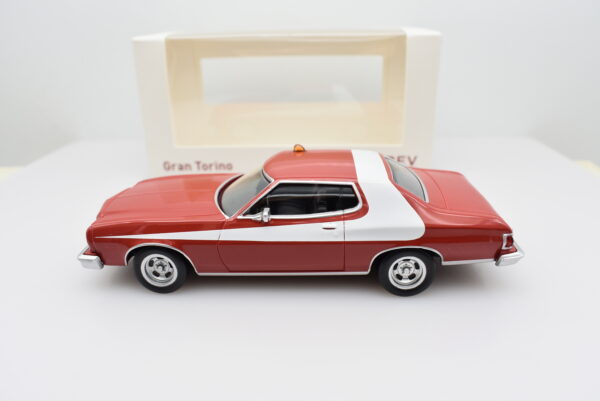 Modellino auto scala 1:43 Ford Gran Torino Starsky and Hutch Norev diecast modellismo da collezione - Image 4