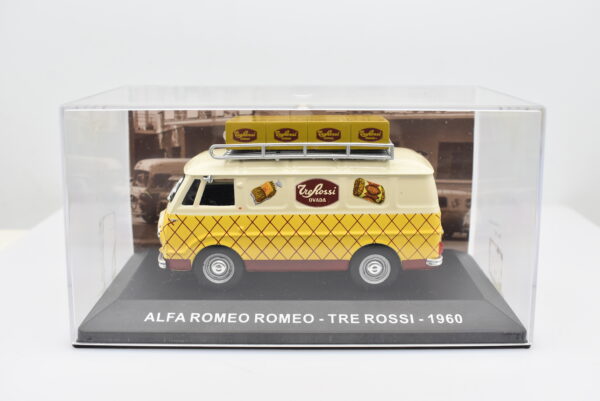 Modellino furgone scala 1:43 Alfa Romeo Romeo Tre Rossi diecast modellismo statico - Image 2