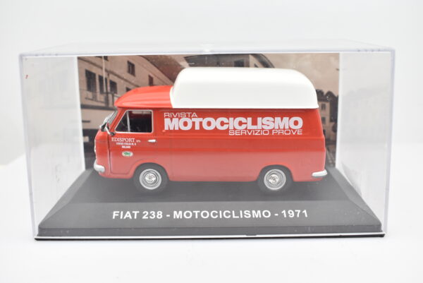 Modellino furgone scala 1:43 Fiat 238 Motociclismo diecast modellismo statico - Image 2