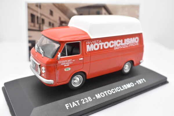 Modellino furgone scala 1:43 Fiat 238 Motociclismo diecast modellismo statico - Image 4