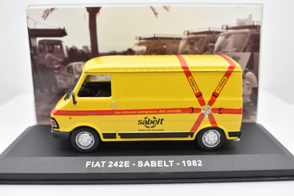 Modellino furgone scala 1:43 Fiat 242E Sabelt diecast modellismo statico - Image 3