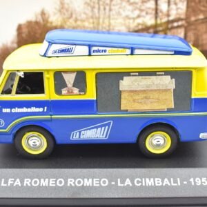 Modellino furgone scala 1:43 Alfa Romeo Romeo La Cimbali diecast modellismo statico