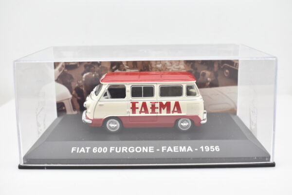 Modellino furgone scala 1:43 Fiat 600 Faema diecast modellismo statico - Image 2