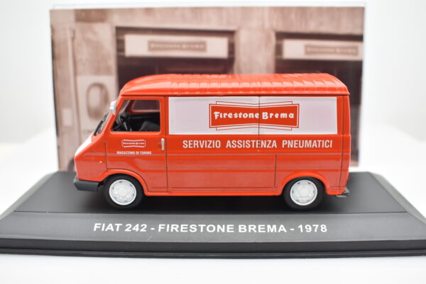 Modellino furgone scala 1:43 Fiat 242 Firestone Brema diecast modellismo statico - Image 4