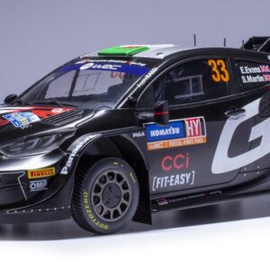 Modellino auto scala 1:18 Ixo TOYOTA YARIS WRC RALLY SWEDEN 2024 EVANS MARTIN