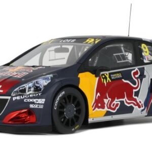 Modellino auto rally scala 1:18 Ottomobile PEUGEOT 208 WRX BELGIUM GP S.LOEB