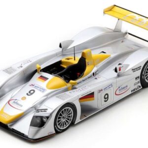 Modellino auto scala 1:18 Spark AUDI R8 24H LE MANS 2000 racing modellismo