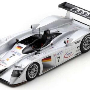 Modellino auto scala 1:18 Spark AUDI R8 24H LE MANS 2000 racing modellismo