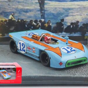 Modellino auto scala 1:43 Best Model  PORSCHE 90803 TARGA FLORIO 1970 JOSEPH SIFFERT DIORAMA WDRIVER racing modellismo